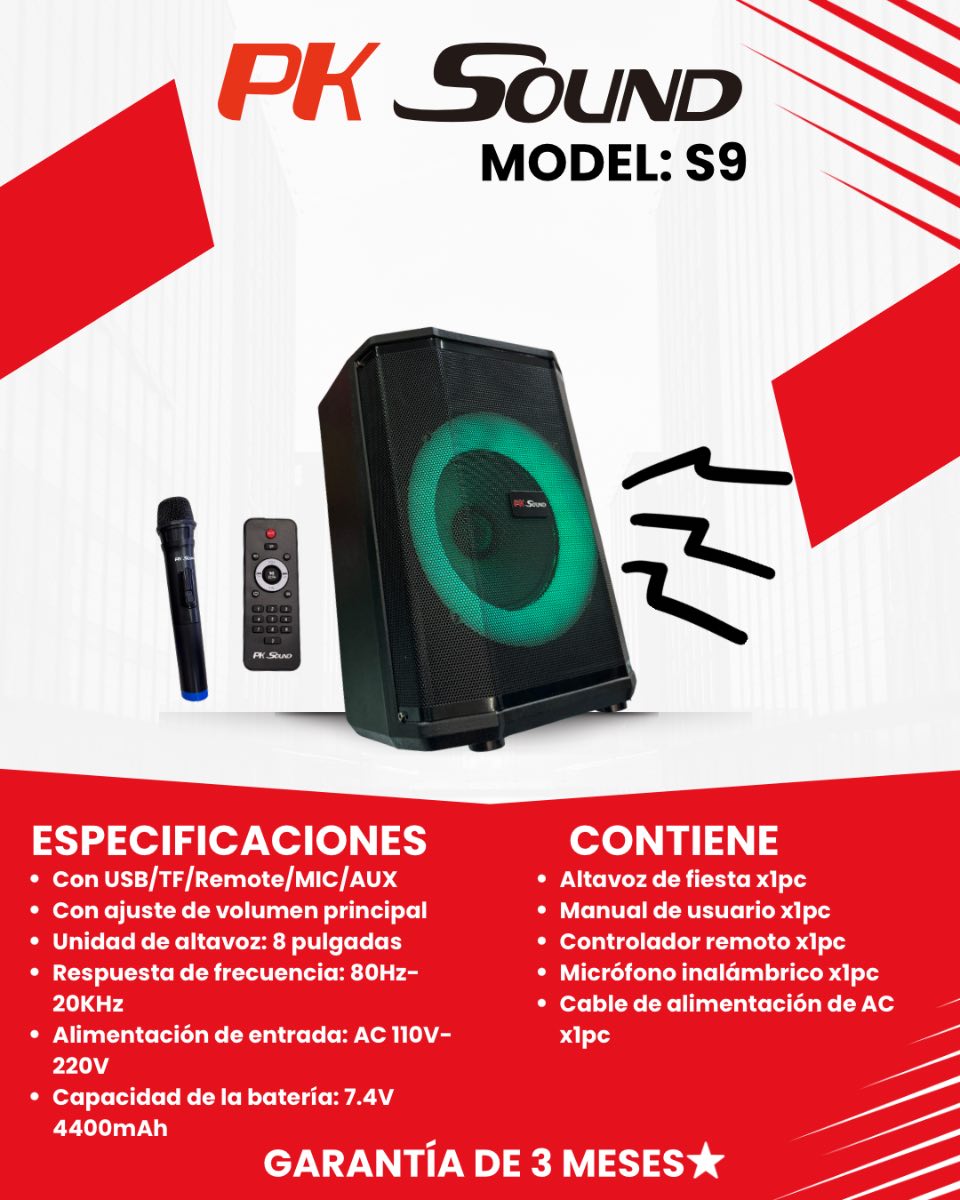 PARLANTE PK SOUND S9