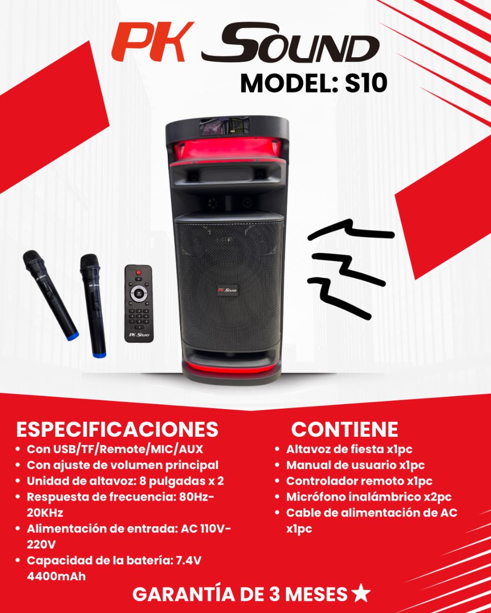 PARLANTE PK SOUND S10