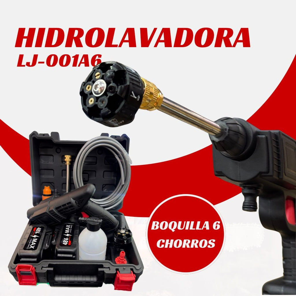 HIDROLAVADORA 6 CHORROS