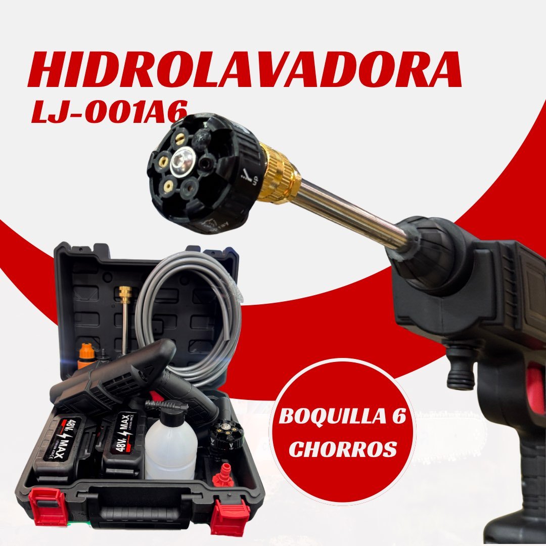 HIDROLAVADORA 6 CHORROS