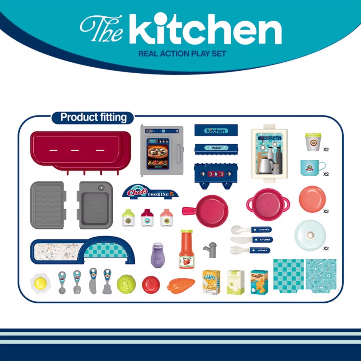 JUEGO MALETA DE COCINA 3 EN 1