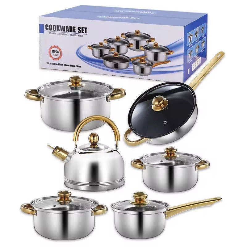 SET DE OLLAS X12 PIEZAS