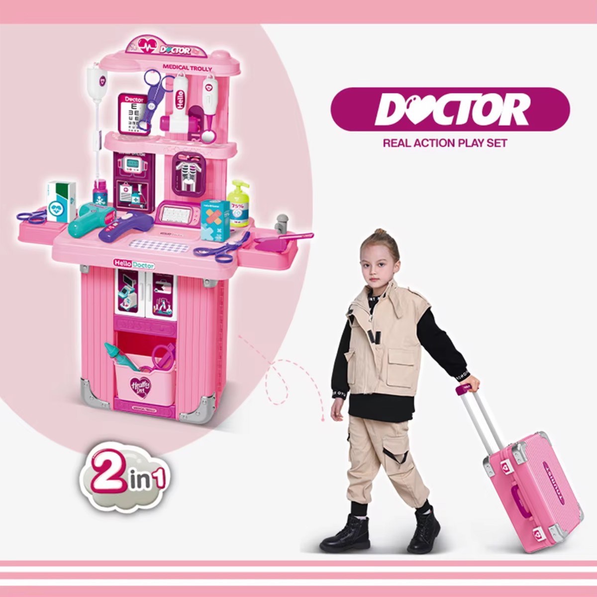 JUGUETE MALETA DOCTORA 105C