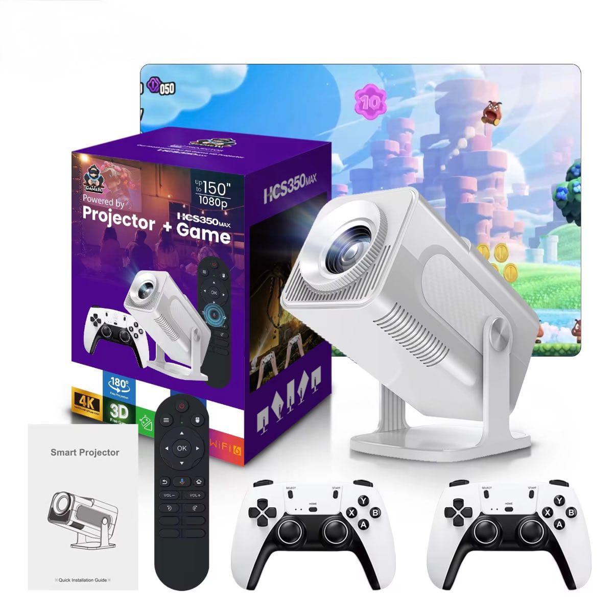 PROYECTOR CON VIDEO JUEGOS